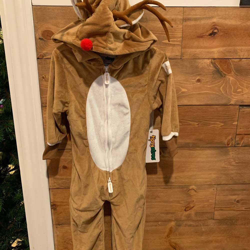Tipsy Elves child XS Rudolph Reindeer jumpsuit